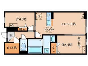 仮)世田谷区祖師谷2丁目ﾌﾟﾛｼﾞｪｸﾄの物件間取画像